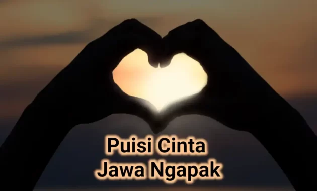 puisi cinta bahasa jawa ngapak